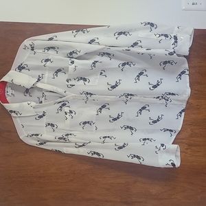 White portfolio blouse